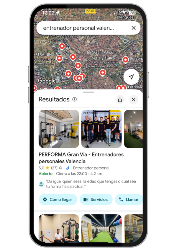 caso de éxito seo local Performa